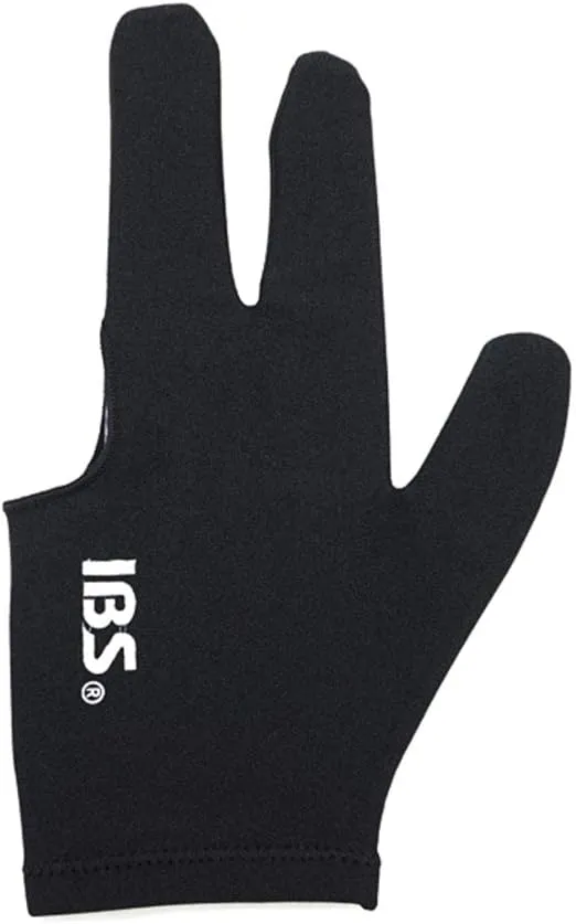 IBS Three Fingers Billiard Gloves Snooker Cue Professional 4 Colors (Spandex)