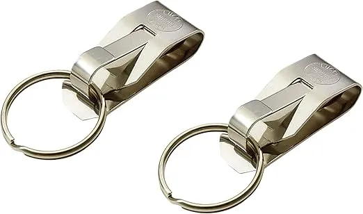 Lucky Line Secure-A-Key Clip-On Key Hook (2 Pack)