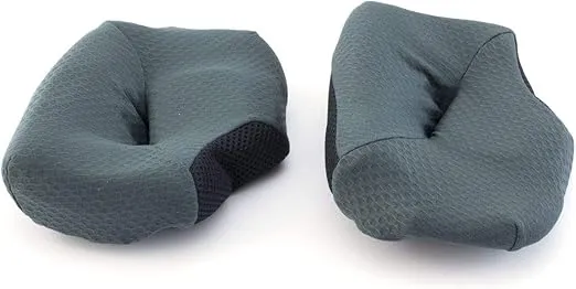 XD4 Replacement Cheek Pads Street Motorcycle Helmet Accessories - Grey / 20mm