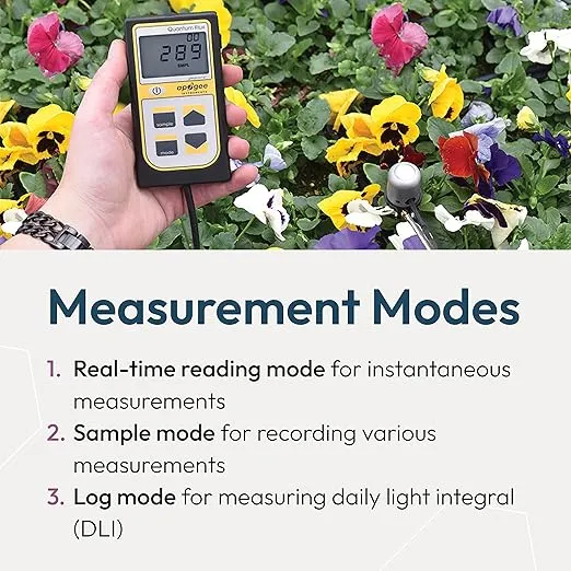 Apogee Instruments MQ-610: 400-750 nm ePAR Quantum Meter - for Extended Range LED Greenhouse Grow Lights, Sunlight, and Plant Care
