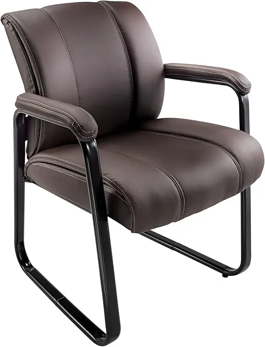 Brenton Studio® Bellanca Guest Chair, Brown/Black