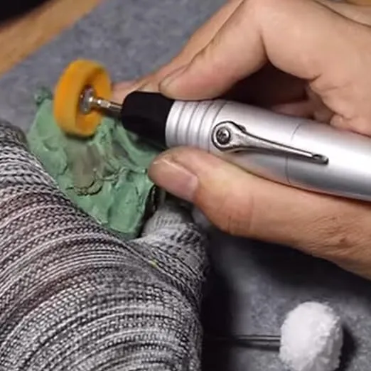 20 Pcs Little Buffing Wheel, 1/8 Inch Cloth Polishing Wheel for Rotary Tools Includes Dremel (Yellow)