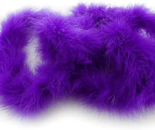 Full Marabou Feather Boa - 2 Yards - Yellow