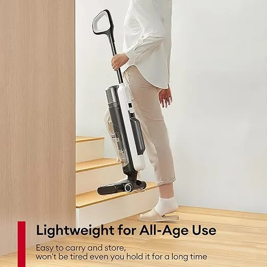 2024 Cordless Vacuum Mop Combo, Wet Dry Vacuum Cleaner with Self-Cleaning, Long Runtime, LCD Display, Perfect for Hard Floors and Sticky Messes, AC1 Elite