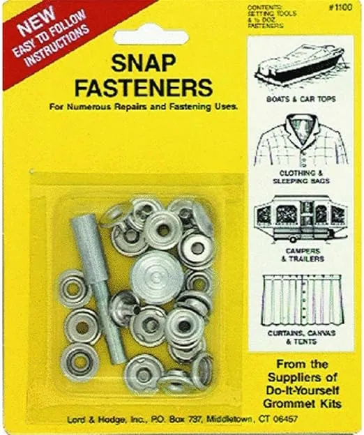 Lord & Hodge 1100 Snap Fastener Kit