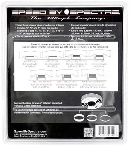 Spectre - SPE-4954 Performance 4954 Air Cleaner Riser Kit