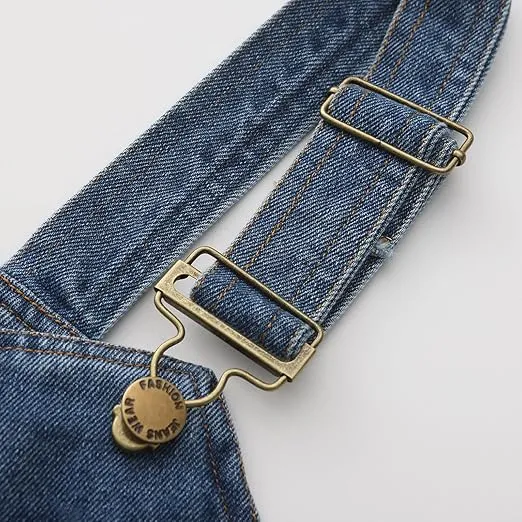 GRANDWISH Girls Overalls/Shortalls, 3-10 Year-Old Girls Overall Shorts, Kids Denim/Canvas Overalls/Short Overalls