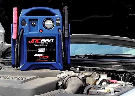 Clore Automotive Jump-N-Carry JNC660 1700 Peak Amp 12 Volt Jump Starter , Blue