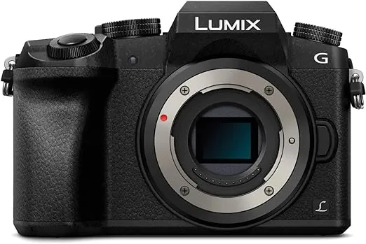 Panasonic LUMIX G7 4K Digital Camera, with LUMIX G VARIO 14-42mm Mega O.I.S. Lens, 16 Megapixel Mirrorless Camera, 3-Inch LCD, DMC-G7KK (Black)