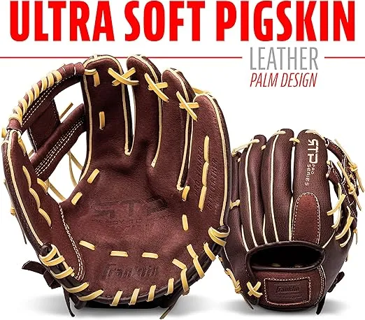 Franklin Sports Baseball Gloves - RTP Pro Baseball Fielding Glove - Infield, Outfield Gloves