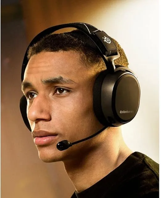 SteelSeries Arctis 9 Dual Wireless Gaming Headset – Lossless 2.4 GHz Wireless + Bluetooth – 20+ Hour Battery Life – For PC, PS5, PS4, Bluetooth,Black