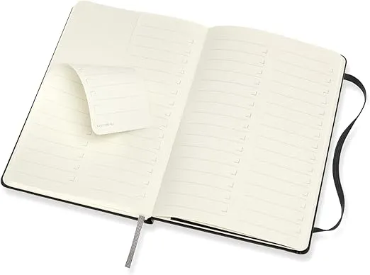 Moleskine PRO Notebook, Hard Cover, Large (5" x 8.25") Professional Project Planning, Black, 240 Pages