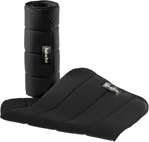 Back on Track Welltex No Bow Leg Wraps for Horses - Comfort, Support, and Protection, 1 Pair, 14"