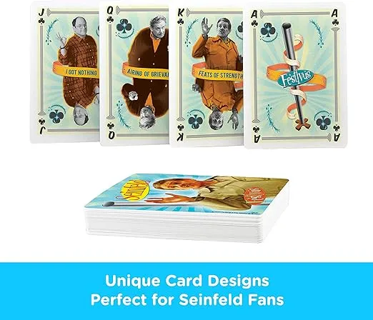 AQUARIUS Seinfeld Festivus Playing Cards - Seinfeld Festivus Deck of Cards for Your Favorite Card Games - Officially Licensed Seinfeld Merchandise & Collectibles