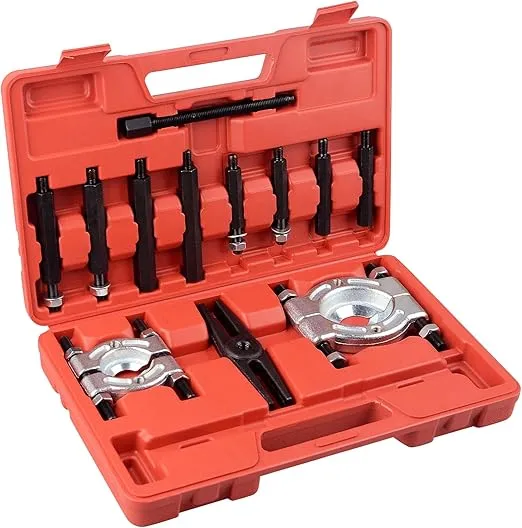 DAYUAN 12pcs Bearing Separator Puller Set, Heavy Duty 5 Ton Capacity 2" and 3" Bearings Splitters Puller Kit