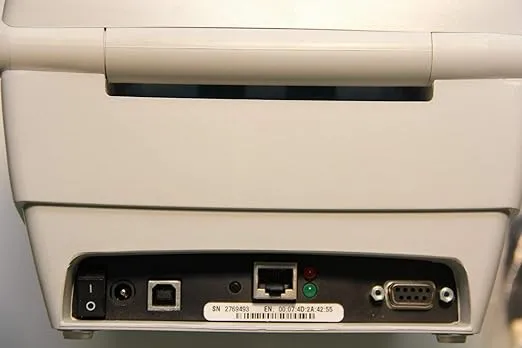 Zebra TLP 2844 Printer 2844-10400-0001 W/New Adapter, USB & Power Cables