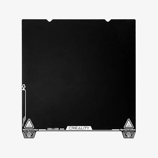 Creality Epoxy Resin Build Plate 235x235mm, Double-Sided Textured Spring Steel Bed Plate, Wear Resistance Platform for Ender-3V3/3V3 SE/3V3 KE/Ender-3 S1/3S1 Pro/K1