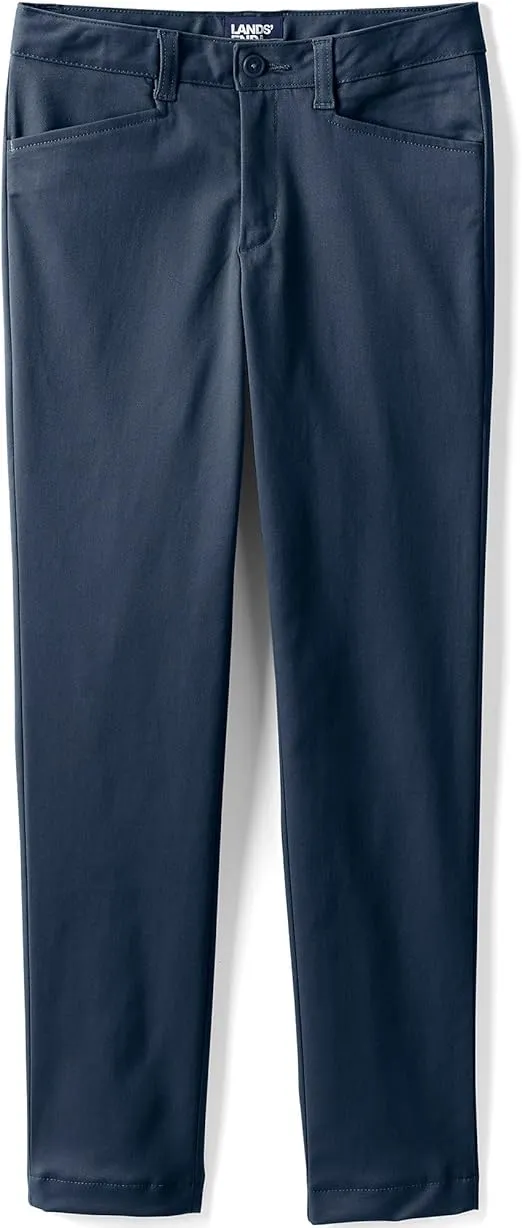 Lands' End Girls Slim Fit Stretch Chino Pants