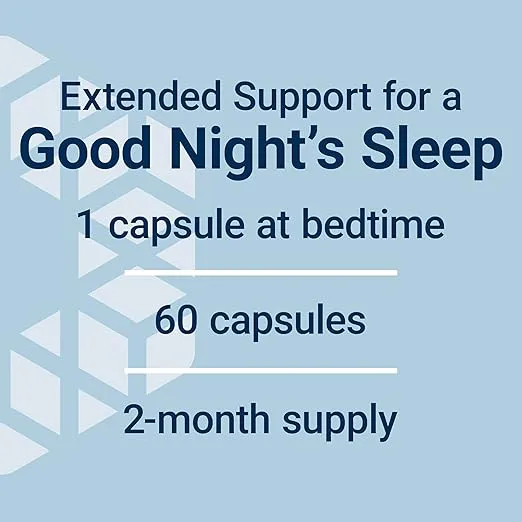 Life Extension Melatonin IR/XR, 1.5 mg, immediate- and Extended-Release Formula for Optimal Sleep Support, Healthy circadian Rhythms, Cellular Defense, Gluten-Free, Non-GMO, 60 Capsules