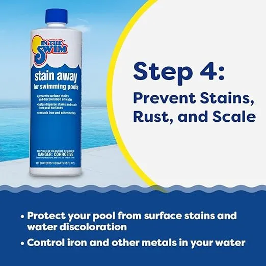 In The Swim Pool Super Opening Chemical Start Up Kit - Above Ground and In-Ground Swimming Pools - Up to 35,000 Gallons