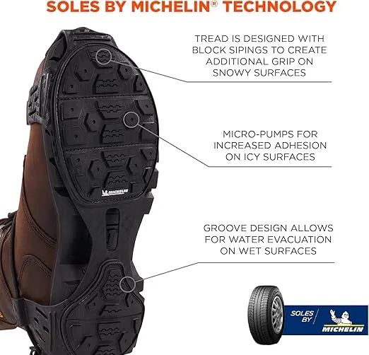 Ergodyne Trex 6325 Slip On Spikeless Ice Traction Devices, Outdoor to Indoor Wear Medium