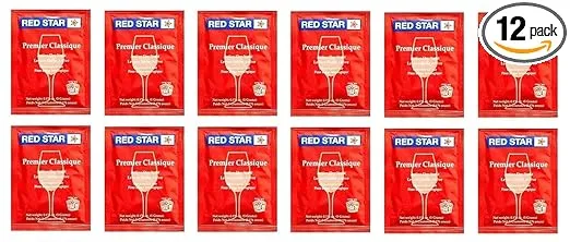 North Mountain Supply Red Star Premier Classique Wine Yeast - Pack of 12 - Fresh Yeast