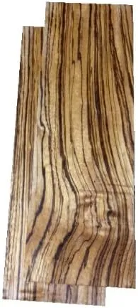 Zebrawood Lumber 3/4"x4"x12" - 2 Pack