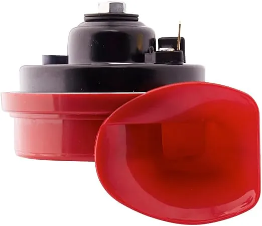 HELLA 007424801 Twin Trumpet High/Low Tone 12V Horn Kit with Bracket, Red