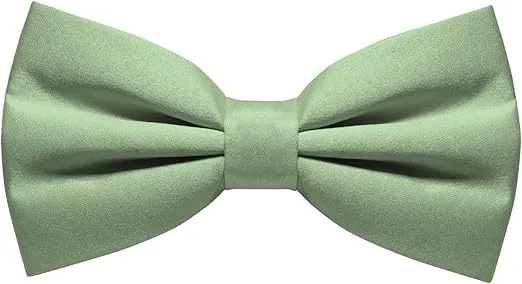 RBOCOTT Mens Solid Color Pre-tied Bow Tie Adjustable Bowtie