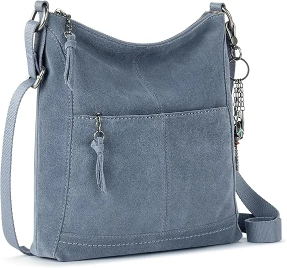 The Sak Lucia Leather Crossbody Purse - Premium Leather Women's Handbag for Everyday & Travel - Cross Body Bag With Zipper