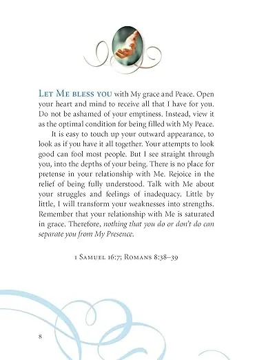 Jesus Calling, 50 Devotions for Peace, Hardcover, with Scripture References: Scripture-Based Devotions for Spiritual Growth (A 50-Day Devotional)