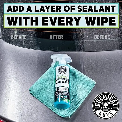 Chemical Guys Swift Wipe Waterless Car Wash, Safe for Cars, Trucks, Motorcycles, RVs & More, 128 fl oz