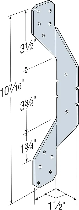 Simpson Strong Tie H2A 18-Gauge Hurricane Tie 100-per Box