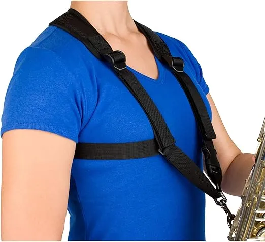 Pro Tec Protec Saxophone Harness with Deluxe Metal Trigger Snap-Size: Small, Model A306SM