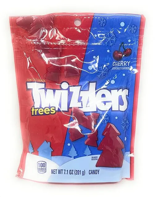 Twizzlers Cherry Flavored Christmas Trees Candy 7.1oz - 1 bag