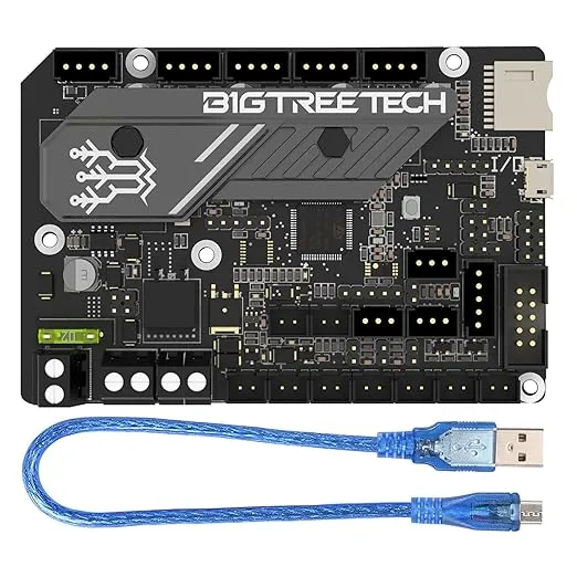 BIGTREETECH SKR Mini E3 V3.0 32 Bit Control Board Integrated TMC2209 UART Stepper Driver Supports Marlin/Klipper Compatible Ender 3/Ender 3 Pro/Ender 3 V2 Ender 5 3D Printer Motherboard