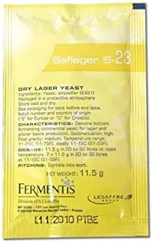Dry Yeast - Saflager S-23 (11.5 g) (Pack of 5)