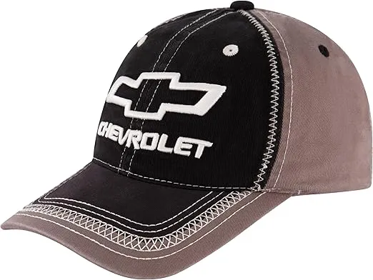 Concept One Chevrolet Dad Hat, Logo Cotton Adjustable Baseball Cap with Curved Brim