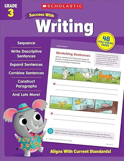 Scholastic Success with Writing Grade 3 Workbook