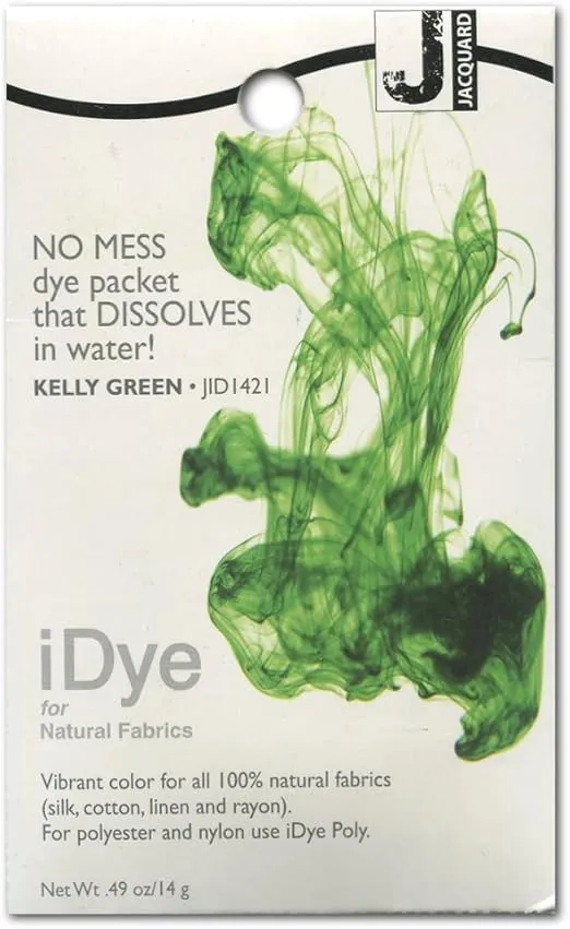 Jacquard iDye for Natural Fabrics .49 Oz - Kelly Green