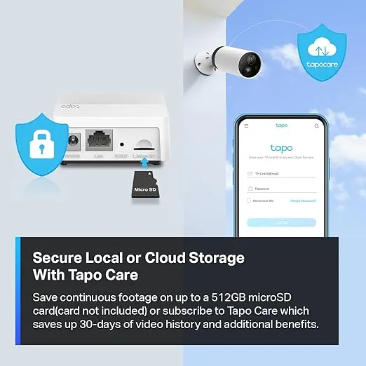 TP-Link Outdoor Wireless Security Camera | Add On | 2K QHD | Color Night Vision | Starlight Sensor | Person/Vehicle Detection | 180D Battery | Hub Required (Tapo H200), Sold Separately | (Tapo C420)