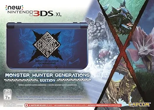New Nintendo 3DS XL Monster Hunter Generations Edition (Renewed)
