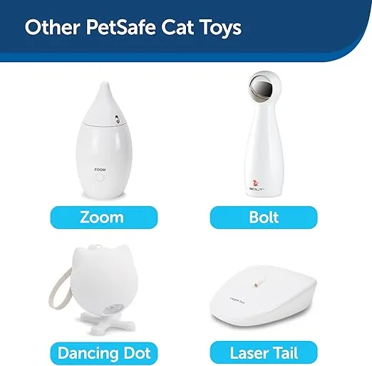 PetSafe Slimcat Slow Feeder Ball for Cats - Interactive Puzzle Game for Your Cat - Fill with Food and Treats - Great for Indoor Play for Kittens and Adult Cats, Portion Control and Fast Eaters (Blue)