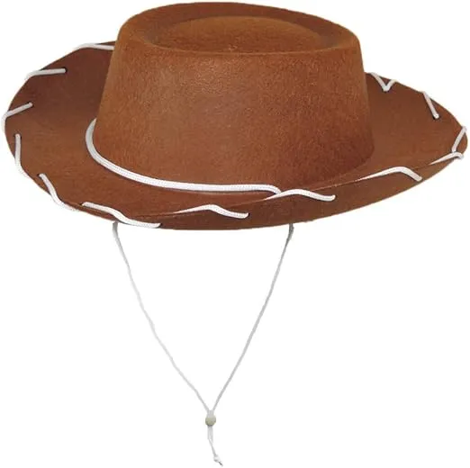 Jacobson Hat Company Childs Western Style Kids Cowboy Ranch Hat (Brown)