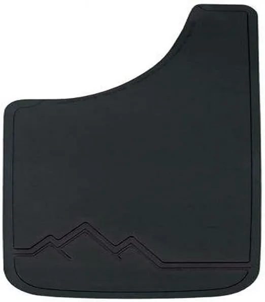 Plasticolor 000543R01 Black Off Road Scene Easy Fit Mud Guard 11" - Set of 2