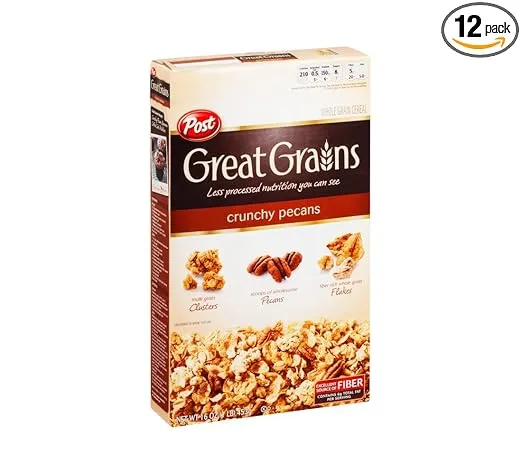 Post Selects Great Grains Crunchy Pecans Cereal 16 oz (Pack of 12)