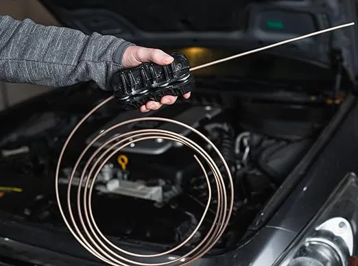 4LIFETIMELINES Handheld Tubing Straightener – 1/2” Inch Tube Straightening Tool for Fuel and Transmission Lines – Use with Copper, Stainless Steel, Steel, Aluminum Tubing – for Bent and Coiled Tubing