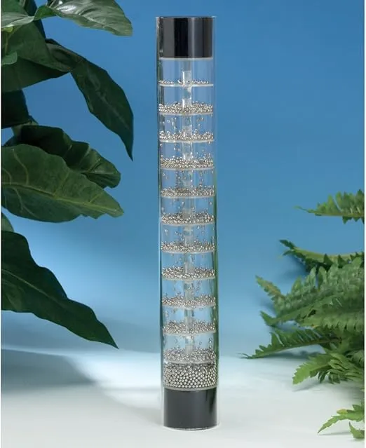 Bits and Pieces - Rain Fall Stick-Listen to Natural Sound of Rainfall and Watch Metal Balls Fall in Clear Acrylic Rain Stick - Music Rainstick