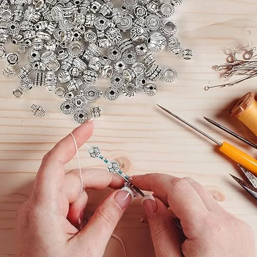 100g Metal Spacer Beads (100g Spacer Beads, 24 Styles)