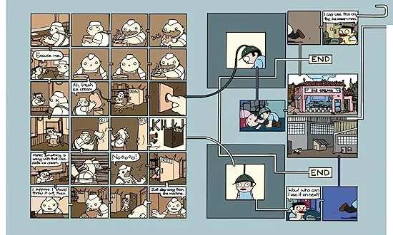 Meanwhile: Pick Any Path. 3,856 Story Possibilities. (Top Ten Great Graphic Novels for Teens) (cover color may vary)